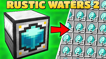PRESSURIZED COAL & AUTOMATING DIAMONDS! Rustic Waters 2 EP15 | Modded Minecraft 1.16