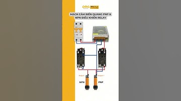 Mạch cảm biến quang PNP & NPN điều khiển relay - BTB Electric