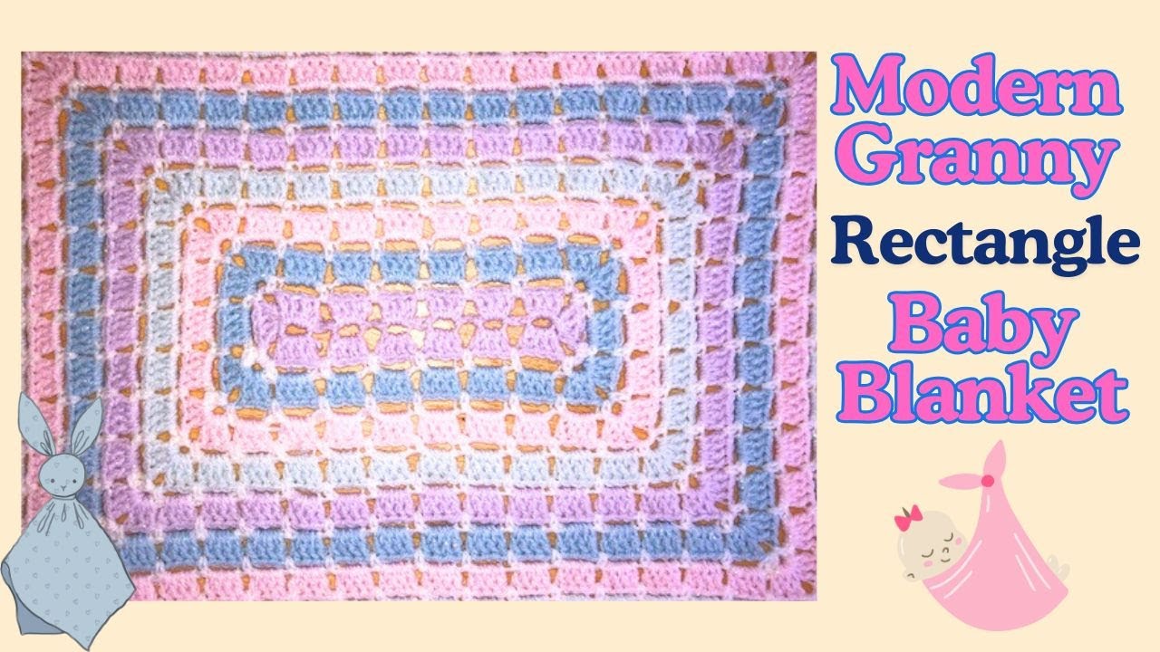 Baby Rectangle Box Granny Blanket Crochet Rocks YouTube