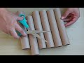 2 IDEIAS de Artesanatos com rolos de papel higiênico | Faça você mesmo