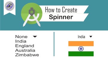 How to Create Spinner in Android Studio | SpinnerAndroid  | Android Coding