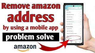 how to remove address from amazon | amazon address remove problem | sarim official