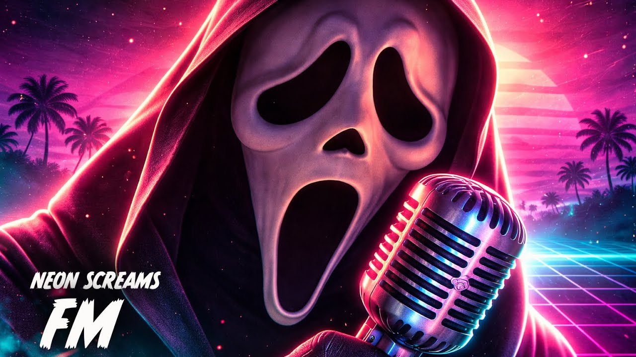 🎤 SCREAM After Dark | Retro Horror Ambiance | Dark Synthwave & 90s VHS Vibes