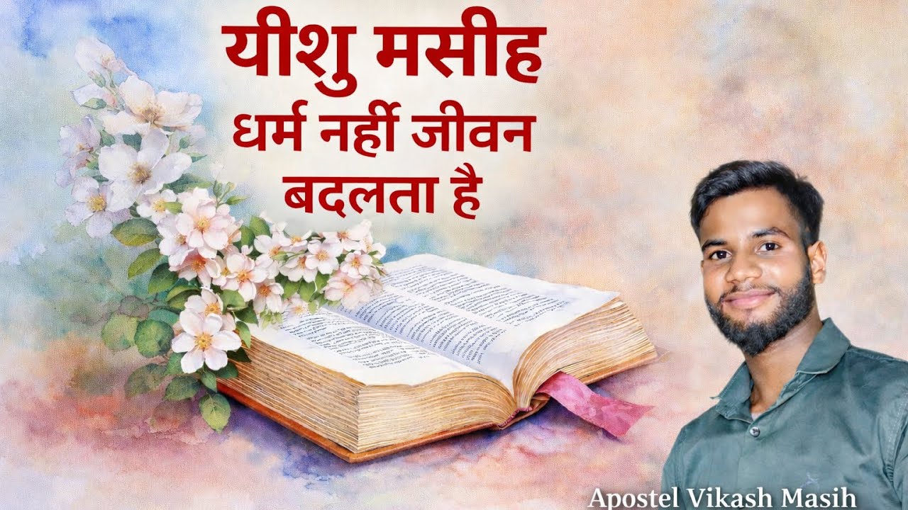 यीशू मसीह धर्म नहीं जीवन बदलता है yeshu masih dharm nahi jivan badlata hai 