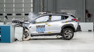 2024 Subaru Crosstrek updated moderate overlap IIHS crash test