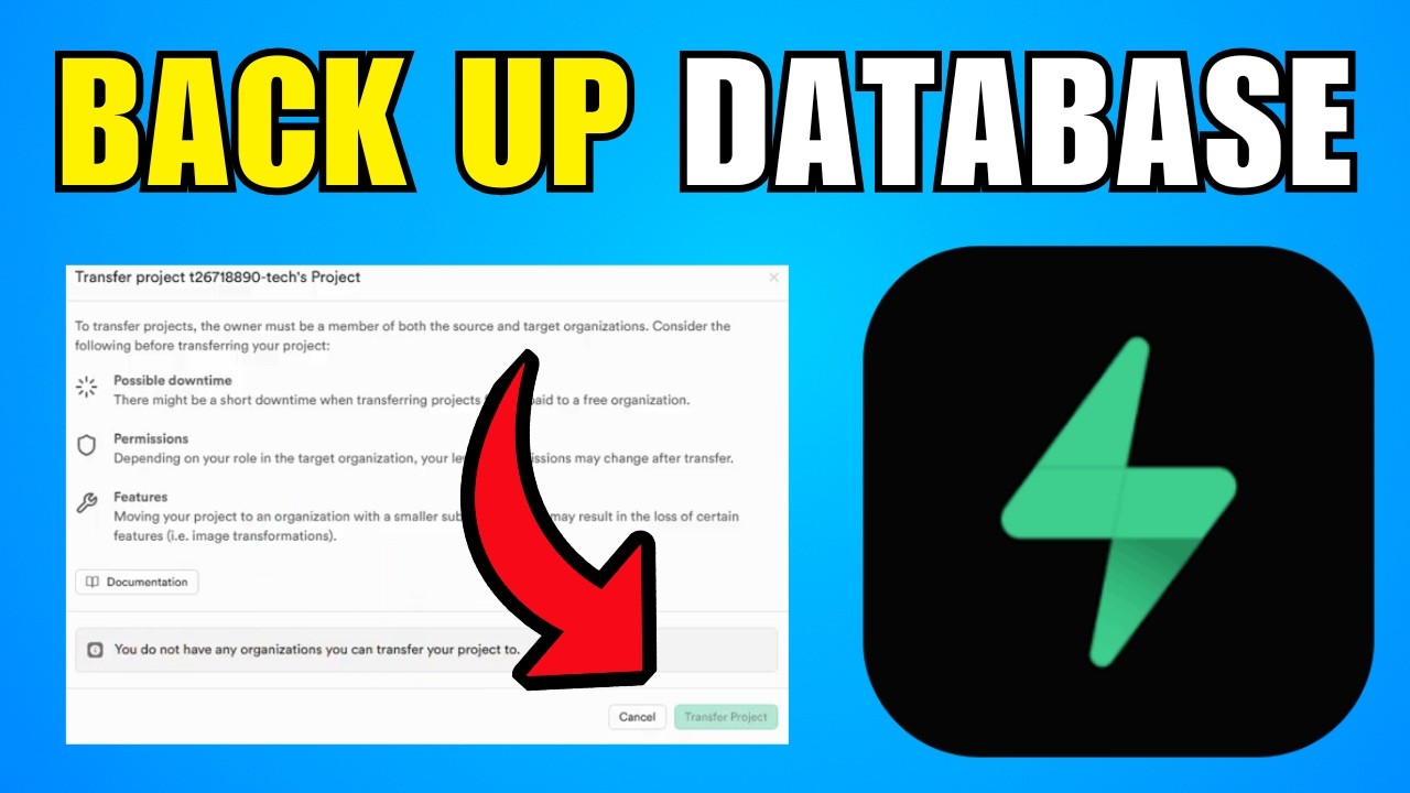 How To Take A Backup Of A Supabase Database (2026) (Best Method) - YouTube