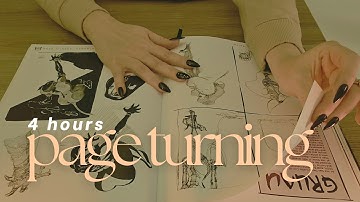 ⏰️ 4 Hours of Page Turning for Sleep, Study or Relaxation - No Talking