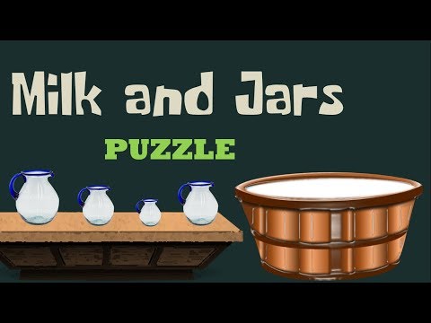 Video: How To Put 2 Liters Of Milk In A Liter Jar: A Riddle