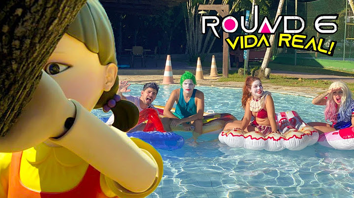 JOGAMOS BATATINHA FRITA 1,2,3 NA PISCINA COM A ARLEQUINA, CORINGA E PENNY!! (ROUND 6 SQUID GAME)