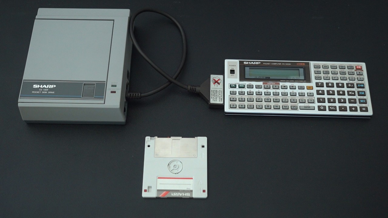 SHARP CE-1650F DISK フロッピーディスク POCKET 箱付き CE-140F DRIVE