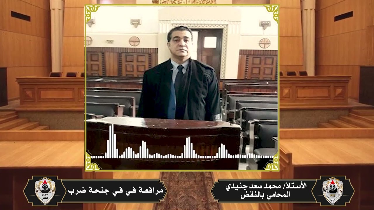 مرافعة في في جنحة ضرب.. للأستاذ محمد سعد جنيدي المحامي بالنقض