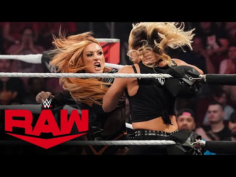 Becky Lynch repels a sneak attack by Trish Stratus and Zoey Stark: Raw highlights, July 31, 2023