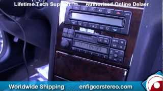 97 Mercedes E Class AUX input Installation and Demonstration