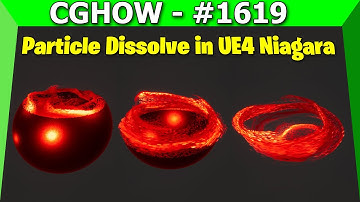 How to Create Particle Dissolve in UE4.27 Niagara - Showcase