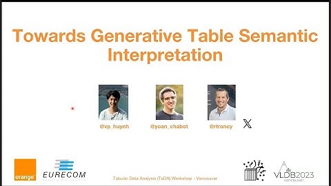 Towards Generative Semantic Table Interpretation