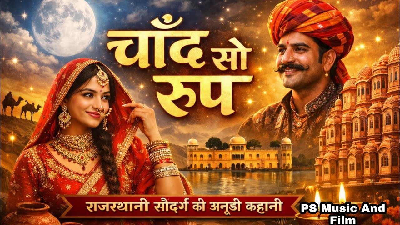 चाँद सो रूप 🌙 | राजस्थानी सौंदर्य की अनोखी कहानी | Rajasthani Love & Beauty Song | PS Music And Film