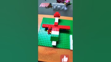 Aeroplane ✈️ with building blocks#anithasureshiv #ytshorts #shortsfeed #aeroplane #shortsvideo