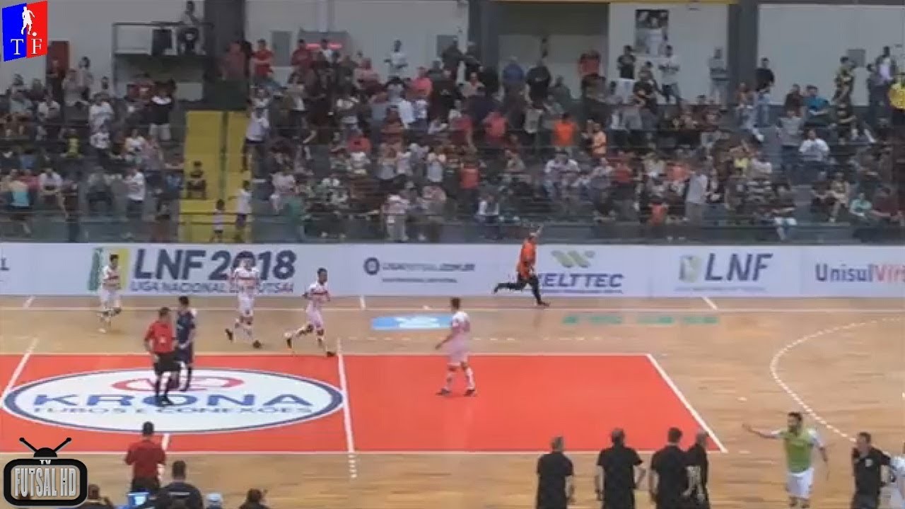 Gols Blumenau 5x4 Tubarão - 19ª Semana Liga Nacional de Futsal 2018 (20/09/2018) futsal academy