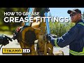 He Greases Excavator Fittings In UNDER 4 MINUTES