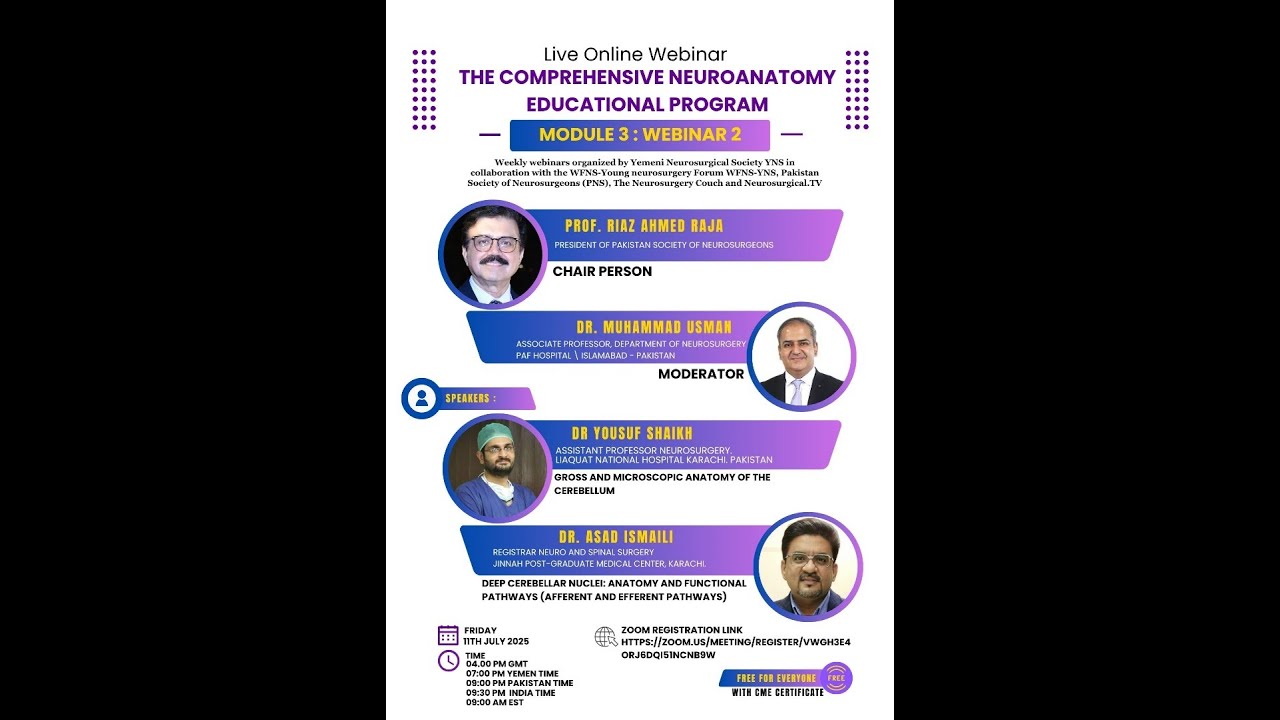 Dr Asad Ismaili ( Anatomy of the deep cerepellar Nuclei and functional pathways)