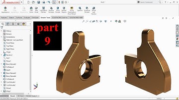 Design Car suspension system part 9 #solidworks #car #design #3d