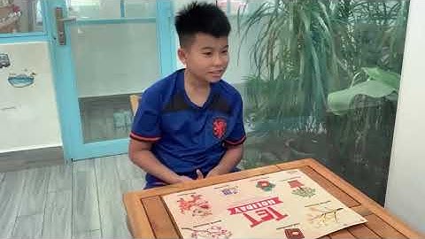 Tiếng Anh Giao TIếp Thiếu Nhi Tại Phan Thiết: Kevin talking about Tet Holiday