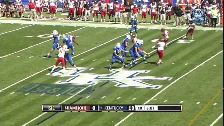09/07/2013 Miami OH vs Kentucky Football Highlights
