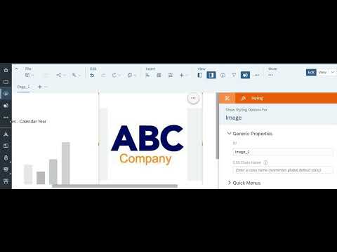 How to Add Image in SAP Analytics Cloud Story | How to resize image in Styling in SAP SAC Story Episode cover