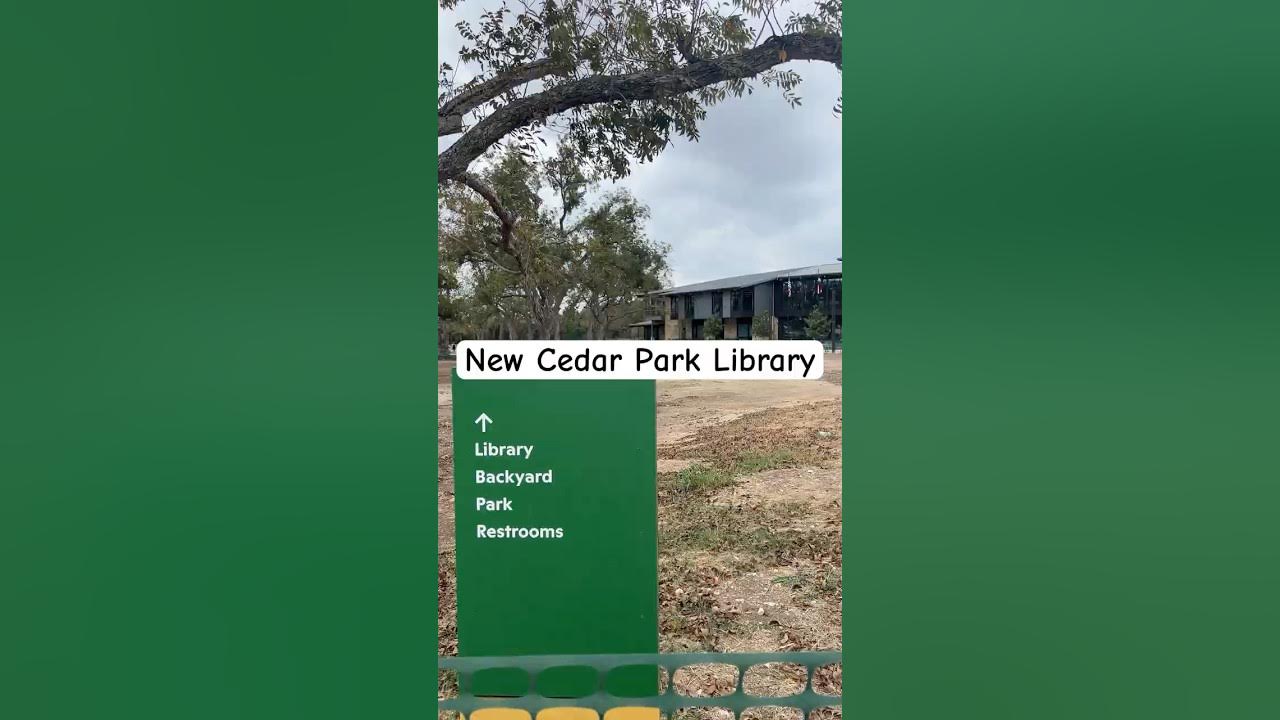 New Cedar Park Library! YouTube