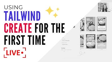 Using Tailwind Create to Design Pinterest Pins For the First Time  (LIVE Reaction Video)