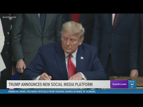 Former President Trump announces new social media platform