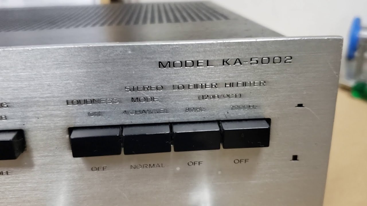 Kenwood KA 5002 missing the main board. What to do??? - PART 2