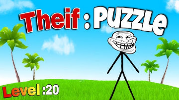 thief puzzle : to pass a level | Level 11 to Level 20  solution | Gameplay Walkthrough | #2