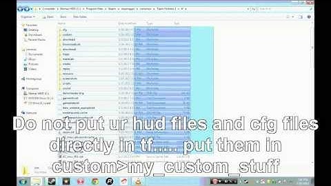 Installing custom files for tf2 after steam pipe update.