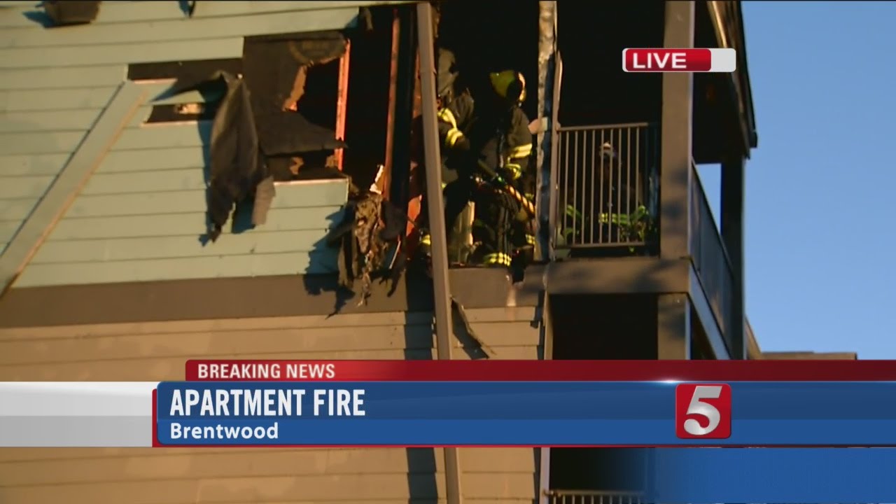 No One Injured In Brentwood Apartment Fire YouTube