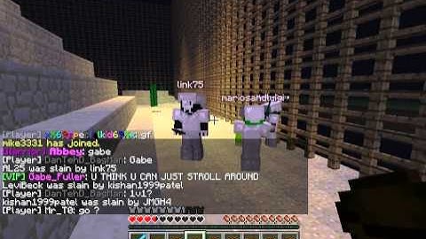 Two hackers on minecraft server kitpvp