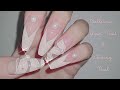 [Self Nail tutorial]Weeding Nail&amp;Ballerina shoes Nail웨딩네일에도 어울리는 발레리나슈즈네일芭蕾舞鞋美甲Sapatos de bailarina