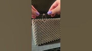 Beaded bag/ pearls bag #beadedbag #pearlbag #beadedjewelery #diy #handmade