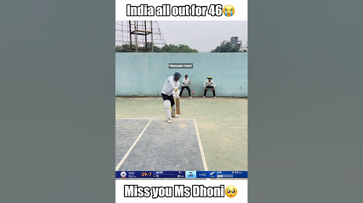 India Cricket team All OUT for 46 vs New Zealand😭 #shorts #cricket #trending