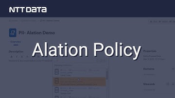 Alation - Policy Creation - NTT DATA Databytes Ep 36