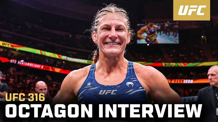 Kayla Harrison Octagon Interview | UFC 316