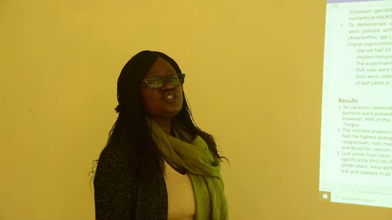 6-28_Effect of chicken manure on leaf yields of selected African leafy vegetables in western Kenya