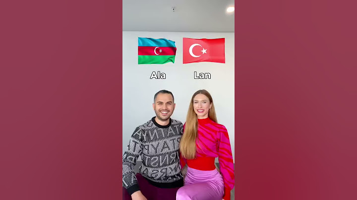Azerbaycan Türkçesi vs Türkiye Türkçesi Oha?? @imgoshka #shorts