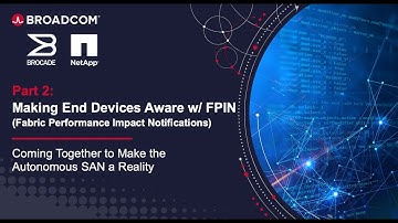 Brocade & NetApp Part 2: Making End Devices Aware with FPIN