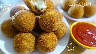 Cheese Corn Balls Recipe • #cheesecornballs • Sangeeta's World