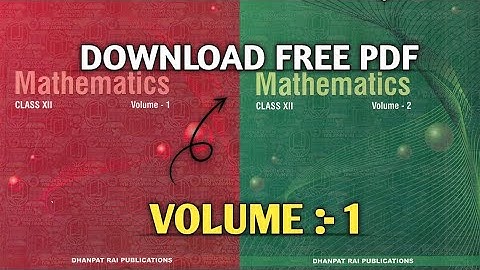 How To Download PDF Of RD Sharma Class 12th? | Volume 1 | @Nielsenmoreagent06