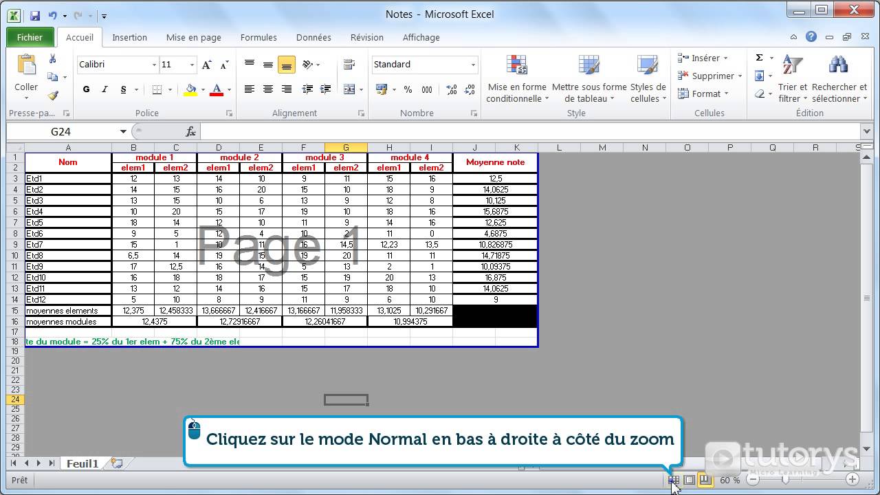 Comment Faire Un Tableau Sur Excel 2010