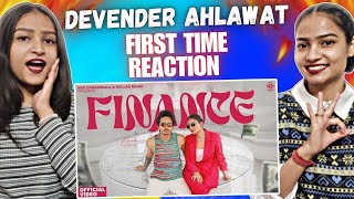 FINANCE - DEVENDER AHLAWAT | First Time Reaction | Reactions Hut