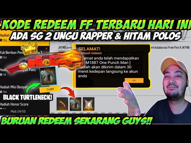 KODE REDEEM FREE FIRE TERBARU 12 MARET 2024 HARI INI class=