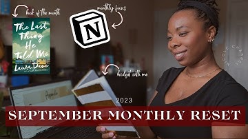 September Monthly Reset Focused on GROWTH | Reflection, Panning, Budget, Favorties